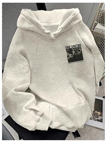 GORGLITTER Women's Y2k Leopard Graphic Hoodies Long Sleeve Cheetah Print Pullover Hooded Sweatshirts Fall Pullover thumbnail 2