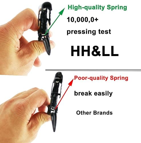 HH&LL 12pcs Hair Clips for Styling Wide Teeth & Double-Hinged Design Alligator Sectioning Clips of Professional Hair Salon Quality thumbnail 6