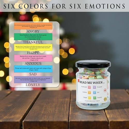 Bible Verse Jar – 92 Hand-Rolled Scripture Scrolls for Daily Encouragement, Inspirational Christian Gift, Religious Gifts for Women, Birthday Gifts for Mom, Christmas Gift for Women 2025 thumbnail 4