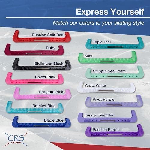 CRS Cross Skate Guards, Soakers and Towel Gift Set - Ice Skating Guards and Soft Skate Blade Covers for Figure Skating or Hockey thumbnail 6