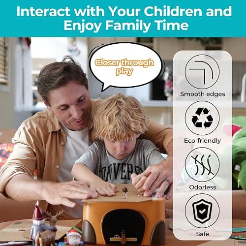 BEAVERBOT Cardboard Cutter for Kids, Safe DIY Cardboard Construction Tool Kit, Educational Craft Toy for 3+ Boys and Girls, Perfect for Creativity Projects 3D Models thumbnail 5