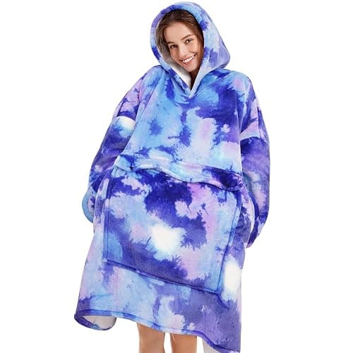 Narecte Cozy Oversized Blanket Hoodie Wearable Blanket Adults Soft Hooded Blanket Hoodie Birthday Gifts for Women Christmas - Image 1