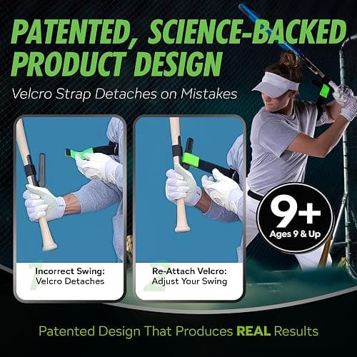 SWINGRAIL Baseball/Softball Swing Trainer Aid - Equipment for Batting and Hitting thumbnail 5