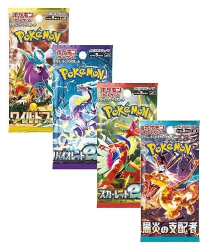 Pokemon TCG 4x Japanese Booster Packs of Pokemon Cards at Random | 100% Authentic + TitanCards Toploader - Image 1