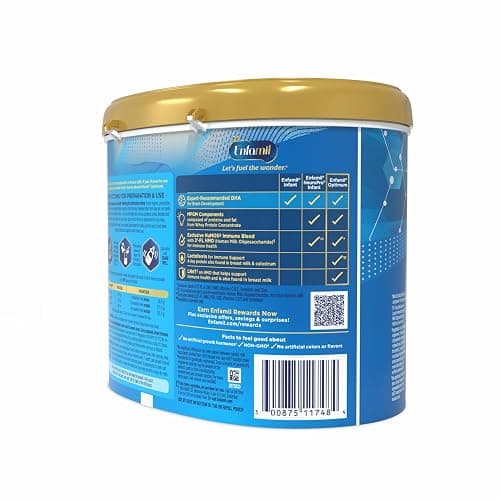 Enfamil Optimum (Enspire), Our Closest Formula to Breast Milk, Immune-Supporting Lactoferrin and Brain-Supporting DHA Baby Formula, Powder 20.5 Oz Tub thumbnail 7