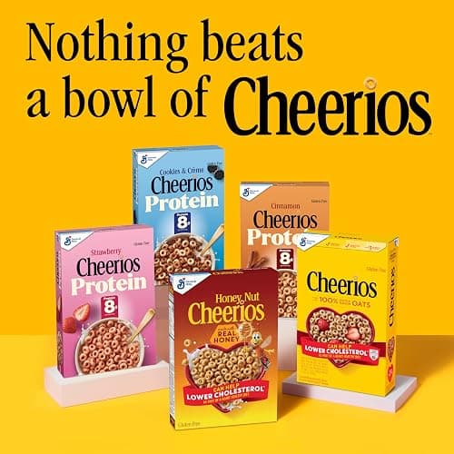 Cheerios Confetti Breakfast Cereal Cup, Gluten Free, Single Serve, 1.4 oz | Vanilla Flavor with Rainbow Sprinkles, 22g Whole Grain per Serving, 12 Vitamins & Minerals, No Artificial Flavors thumbnail 7