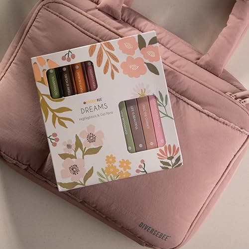 DIVERSEBEE Aesthetic Highlighters and Gel Pens, Earthy Bible Highlighters No Bleed, 8 Pack Assorted Colors Cute Journaling Pens, Bible Study Supplies (Dreams) thumbnail 5