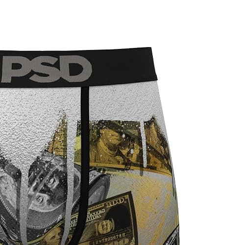 PSD Underwear Mens Boxer Briefs - Money Drip, Standard Length Pack & Singles, Soft & Breathable Boxer Briefs for Men thumbnail 6