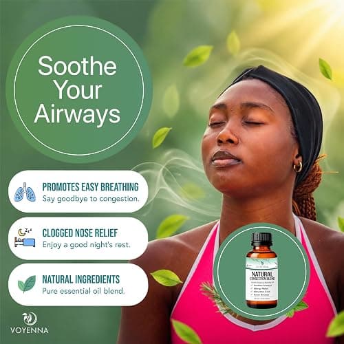 Essential Oil Breathe Blend for Diffuser, Humidifier, Aromatherapy & Rub with Peppermint & Eucalyptus Oils | for Headache, Allergy & Congestion thumbnail 4