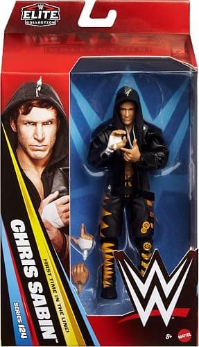 Mattel WWE Elite Action Figure & Accessories, Series #124 Set, 6-inch Collectible Chris Sabin with 25 Articulation Points & Swappable Hands thumbnail 3