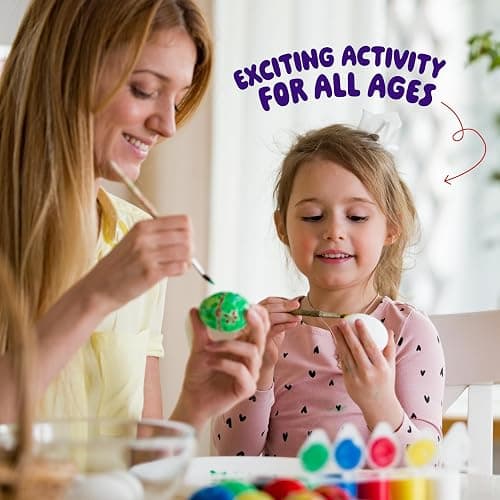 Dan&Darci Easter Egg Squishy Painting Kit - Arts & Crafts for Girls and Boys - Kids Art Activities - Craft Gift for Kid Ages 6 7 8 9 10 Year Old Girl Gifts - Decorate 6 Slow Rising Squishies thumbnail 5