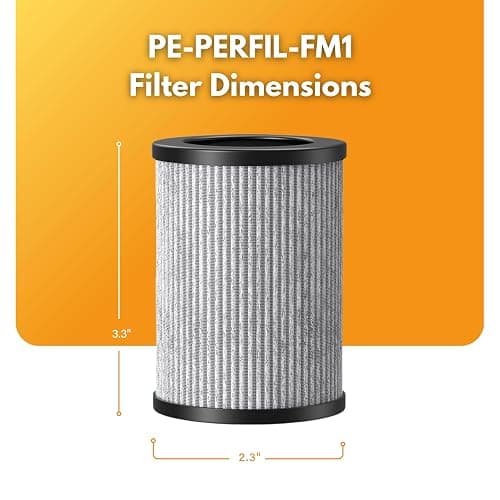 Filter-Monster Filter Bundle Compatible with Pure Enrichment PureZone PEPERSAP Portable Air Purifier Mini and PEPERSFIL Filter, 1 HEPA Filter thumbnail 2