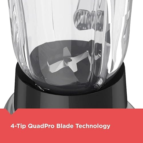 BLACK+DECKER PowerCrush Multi-Function Blender with 6-Cup Glass Jar, 4 Speed Settings, Silver thumbnail 5