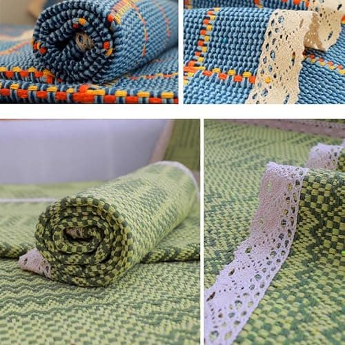 YUZHANGHE Tablecloth Nightstand End Tabletop Dust Cover 15.7x17.7 Night Stand Table Linen - Khaki thumbnail 7