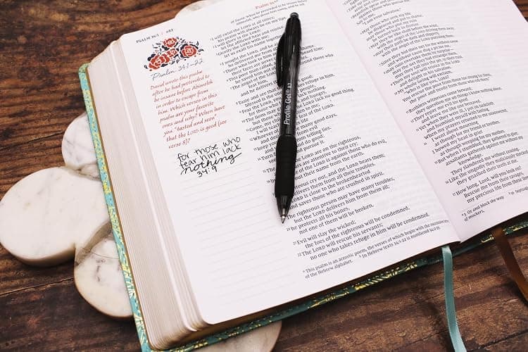 NIV, Journal the Word Bible for Women (Perfect for Note-Taking), Leathersoft, Teal, Red Letter, Comfort Print: 500+ Prompts to Encourage Journaling and Reflection thumbnail 10