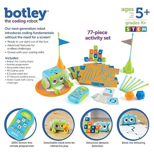 Learning Resources Botley The Coding Robot Activity Set - 77 Pieces, Ages 5+, Screen-Free Coding Robots for Kids, STEM Toys for Kids, Programming for Kids, for Kids thumbnail 7