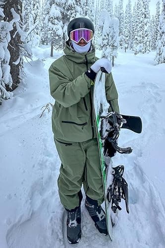 GSOU SNOW Men Snow Bibs Women Baggy Ski Pants Snowboard Overall Insulated Waterproof Windproof Warm Winter thumbnail 3