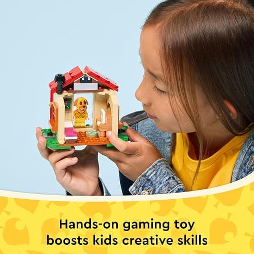 LEGO Animal Crossing Goldie's Cosy House Toy - incl. a Minifigure, Piano & Picnic Table plus Toy Food Accessories - Gaming Gift for 6+ Year Old Girls, Boys & Fans - 77058 thumbnail 5