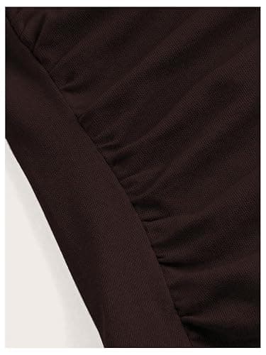 SOLY HUX Women's Ruched Halter Y2K Crop Tops Tie Back Sleeveless Slim Fit Cami Tops thumbnail 4