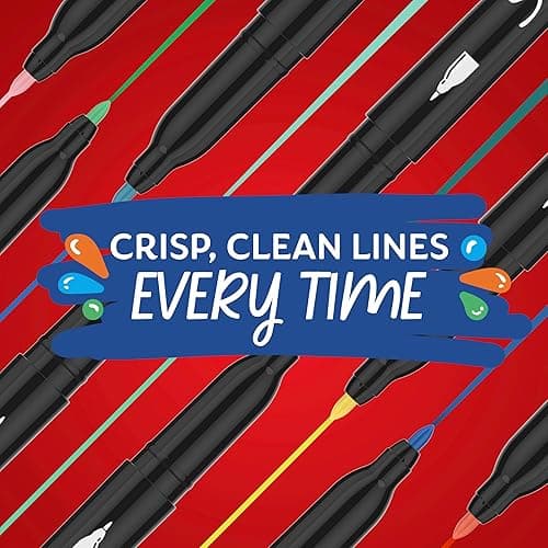 Sharpie Creative Markers Variety Pack, Water-Based Acrylic Paint Markers, Assorted Tips and Colors, 36 Count thumbnail 6