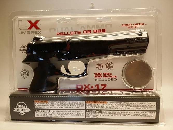 Umarex DX17 .177 Caliber BB Gun Air Pistol - Includes 200 Steel BBS thumbnail 7