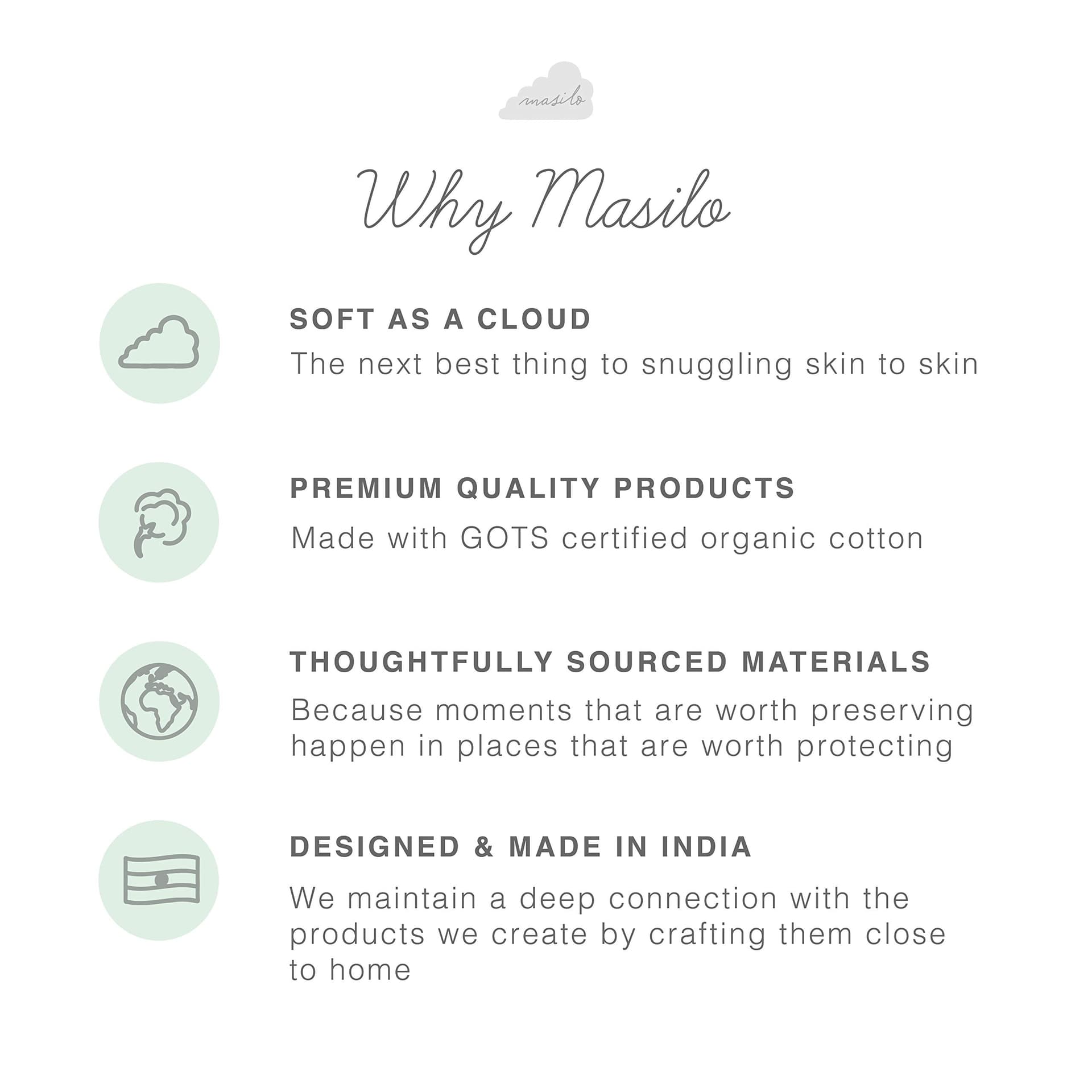 Masilo 100% Silky Soft Cotton Swaddle Wrap/New Born Swaddle Blanket/Multiuse Muslin Cloth Swaddle/Swaddle Gift Set/Soft Baby Wrap/Pack of 1/42 x 42 in - Bloom thumbnail 8