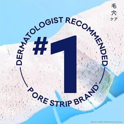 Bioré Original Blackhead Remover Strips, Deep Cleansing Nose Strips With Instant Pore Unclogging, Features C-Bond Technology, Oil-Free, Non-Comedogenic Use, 14 Count thumbnail 3