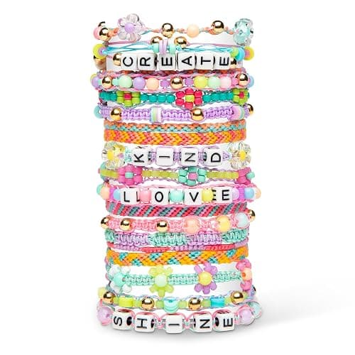 Rainbow Loom: Wrap it Loom Bracelet Maker - DIY Friendship String Bracelet Kit, 600 Beads, 4 Bracelet Styles, Jewelry Crafting Activity, Kids Ages 8+ thumbnail 4