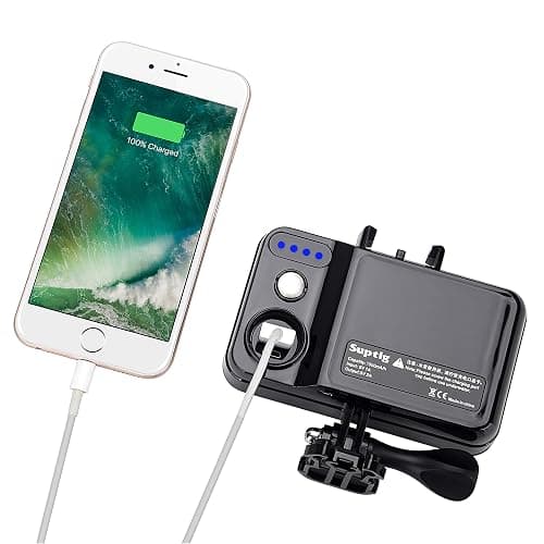 Suptig Portable Charger, 7800mAh Battery Pack Power Bank, Compatible for Gopro Mission 1 Pro Hero 13 Hero 12 11 10 9 8 7 6 5 4 3 3+ Session gopro max 2 DJI osmo AKASO Insta 360 Action Camera thumbnail 8