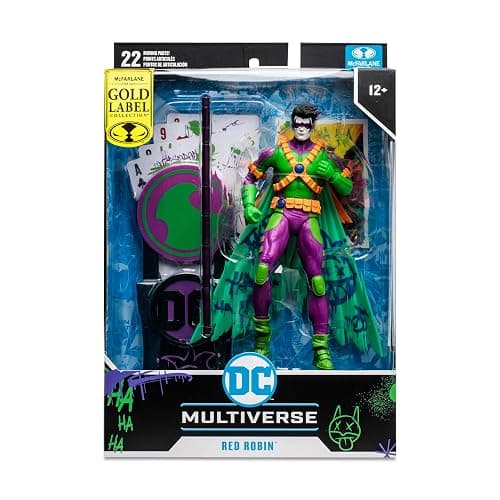 McFarlane Toys - DC Multiverse Red Robin (Jokerized) Gold Label, 7in Action Figure thumbnail 10