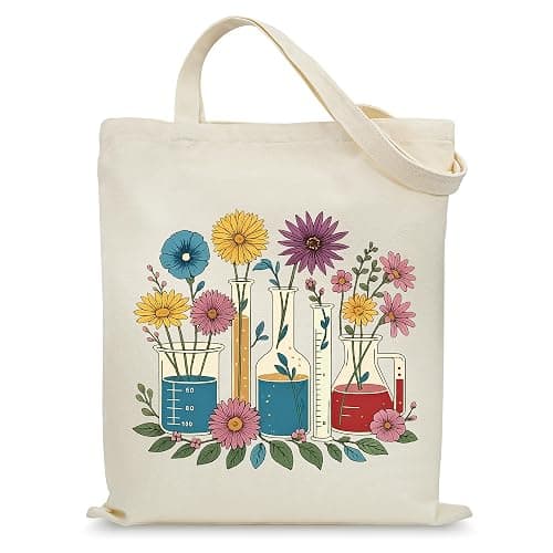 KONSOM Tote Bag for Women, Canvas Tote Bag with Pockets,Canvas Shopping Bags,Reusable Grocery Bags - Image 1