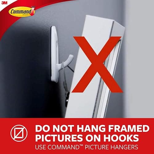 Command Small Wire Toggle Hooks, 16 Hooks and 24 Command Strips, Damage-Free Hanging Wall Hooks with Adhesive Strips, Adhesive Hooks for Hanging Christmas Decorations, Holds up to 0.5 lb thumbnail 7