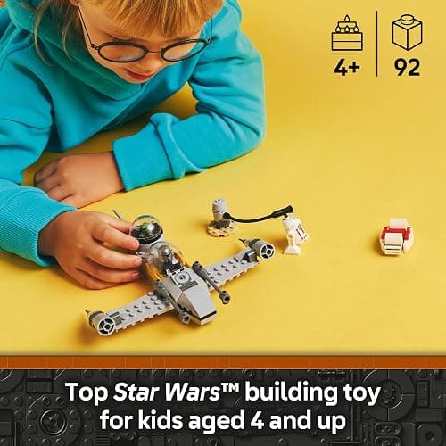LEGO Star Wars: The Mandalorian Mando and Grogu's N-1 Starfighter Toddler Building Set - Star Wars Baby Yoda Toy for Kids, Boys & Girls, Ages 4+ - Educational Preschool Toy Gift for Birthdays - 75410 thumbnail 3