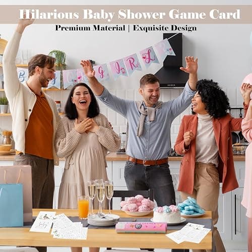 CWIOQPYI Hilarious Mallard Duck Baby Shower Games, Double-Sided Baby Gender Reveal Party Game, A Little Cutie is on The Way Gender Neutral Party Supplies-B05 thumbnail 4