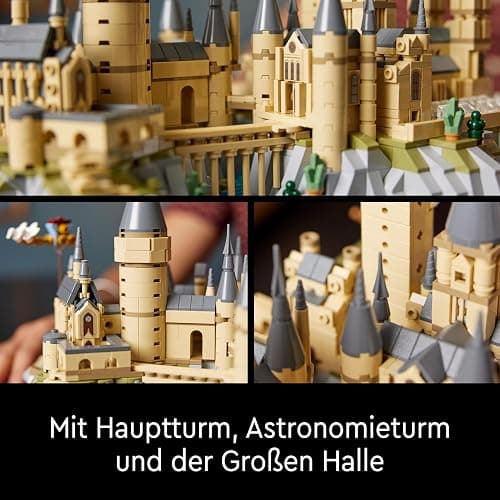 LEGO Harry Potter Schloss Hogwarts mit Schlossgelände - Set zum Sammeln für Erwachsene inkl. Hauptturm & Astronomieturm, Kammer des Schreckens & Architekt Minifigur - 76419 thumbnail 7