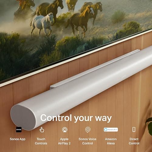 Sonos Arc Ultra Soundbar with Dolby Atmos and Voice Control - 9.1.4 Surround Sound for TV and Music - White thumbnail 11