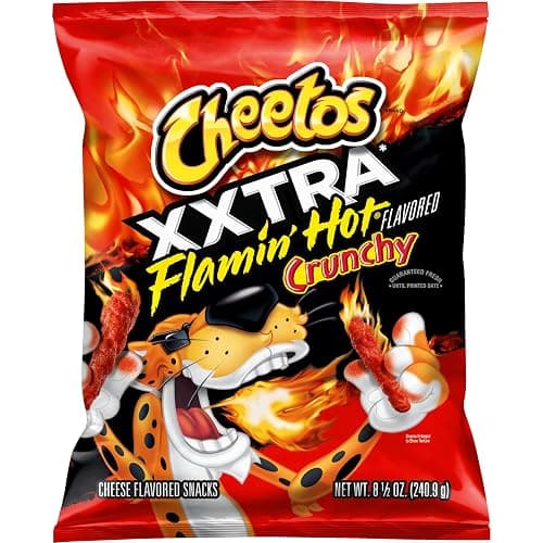 Cheetos Xxtra Flamin' Hot Cheese Flavored Snacks, 8.5 Oz - Image 1