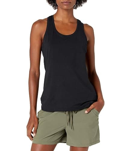 Amazon Essentials Women's Active Quick Dry Tech Stretch Racerback Scoop Neck Tank Top, Multipacks thumbnail 2