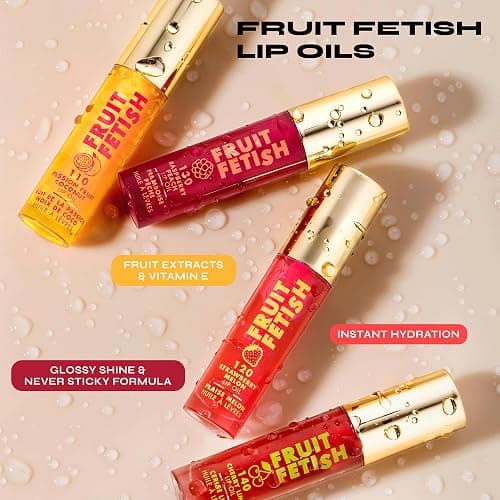 Milani Fruit Fetish Lip Oil, Tinted Lip Gloss & Hydrating Lip Oil Treatment, Moisturizing Non Sticky Clear Shine, High Shine Lip Balm for Dry Lips with Vitamin E, Coco Cacao, 0.14 oz thumbnail 4