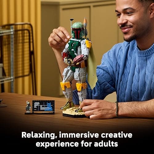 LEGO Star Wars Boba Fett 75455 | Collectible Building Sets for Adults, Ages 18+, Movie Display for Bedroom or Book Shelf, 1,544 pieces, Gift for Fans thumbnail 2