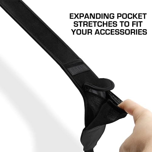 USA Gear TrueSHOT Camera Strap Neoprene Camera Straps - Padded Neck Strap, Pockets, and Quick Release Buckles - Compatible with Canon, Nikon, Sony and More DSLR and Mirrorless Cameras (Black) thumbnail 5