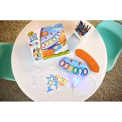 Crayola Bluey Color Wonder Magic Light Brush, Mess Free Painting Station for Kids, Holiday for Kids, Toddler Bluey Toys & Activities, Ages 3+ thumbnail 8