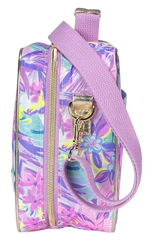 Lilly Pulitzer Insulated Lunch Box for Women, Cute Lunch Cooler Bag with Adjustable/Removable Shoulder Strap, It Was All A Dream thumbnail 3