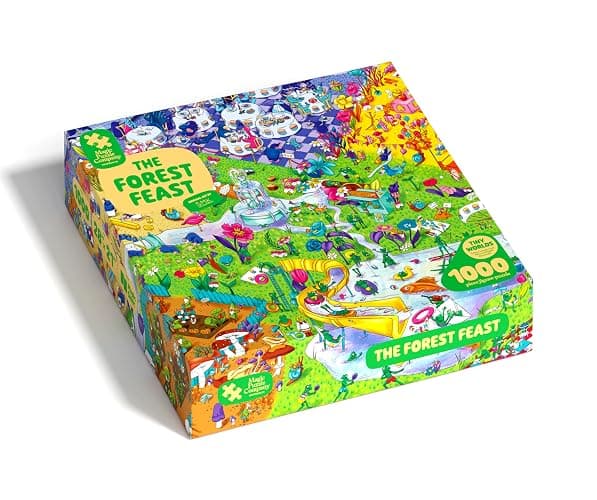 Magic Puzzles 3-Pack • Series Two • The Busy Bistro, The Crystal Caves, & The Forest Feast • 1000 Piece Jigsaw Puzzles from The Magic Puzzle Company thumbnail 2
