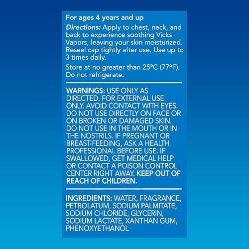 Vicks VapoStick, Solid Balm, No Mess, Soothing Non-Medicated Vicks Vapors, Easy-To-Use No-Touch Applicator, Quick Dry, Lightweight Skin Feel, 1.25oz x 2 thumbnail 11