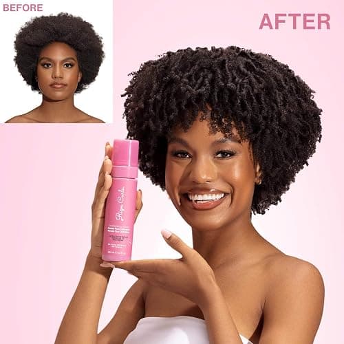 Rizos Curls Curl Defining Mousse – Lightweight Foam for Volume & Hydration – Shine & Definition for Every Curl Pattern: Wavy, Curly, Coily 1a–4c Hair Types – Sulfate & Paraben Free thumbnail 3