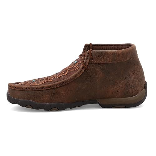 Twisted X Womens Handcrafted Cowgirl Lace-up Chukka Shoes thumbnail 4