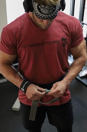 Gymreapers Lifting Wrist Straps for Weightlifting, Bodybuilding, Powerlifting, Strength Training, & Deadlifts - Padded Neoprene with 18 inch Cotton thumbnail 7