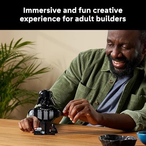 LEGO Star Wars Darth Vader Bust - Collectible Building Set for Adults, Ages 18+ - Star Wars Gift for Men & Women - with Darth Vader Minifigure - Bedroom or Shelf Decor - 75439 thumbnail 3