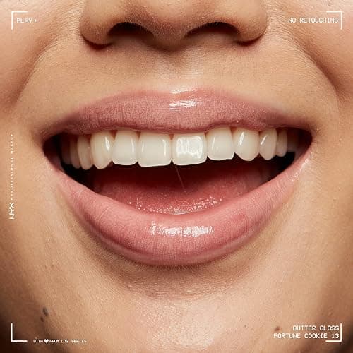 NYX PROFESSIONAL MAKEUP Butter Gloss, Non-Sticky Lip Gloss - Fortune Cookie (True Nude) thumbnail 8